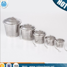 Stainless steel fine mesh filtering Teapot cylinder tea infuser